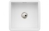 Abode Sandon 1B Ceramic Undermount/Inset Sink - White