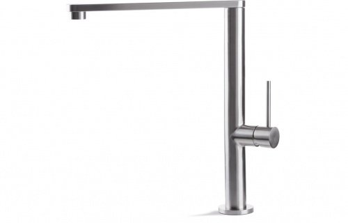 Prima+ Single Lever Flat Mixer Tap - St/Steel