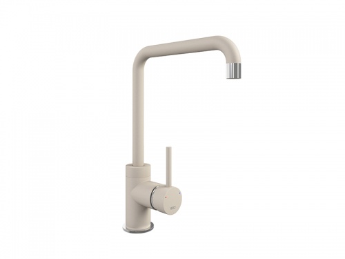 Cascata Square Spout Chrome Purquartz Champagne