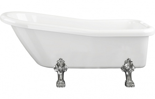 Erica Freestanding 1530x670x760mm 2TH Bath w/Feet - White