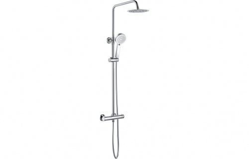 Lech Thermostatic Bar Mixer w/Riser & Overhead Kit