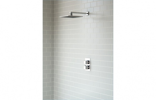 Vale Shower Pack Two - Twin Single Outlet w/Overhead