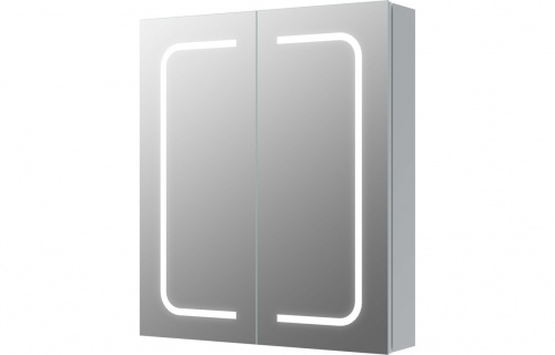 Rik 600mm 2 Door Front-Lit LED Mirror Cabinet