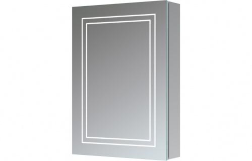 Suka 500mm 1 Door Front-Lit LED Mirror Cabinet