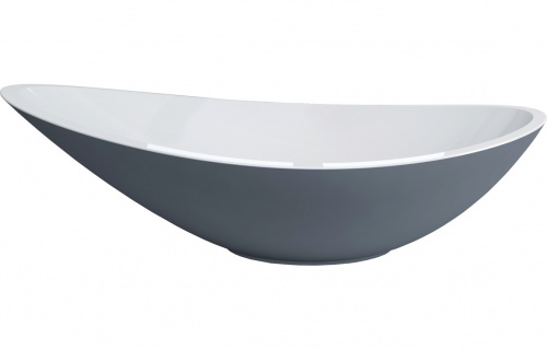 Elite 564X323Mm 0Th Resin Washbowl - Grey