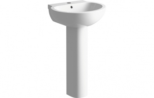 Nimble 535X490Mm 1Th Basin & Full Pedestal