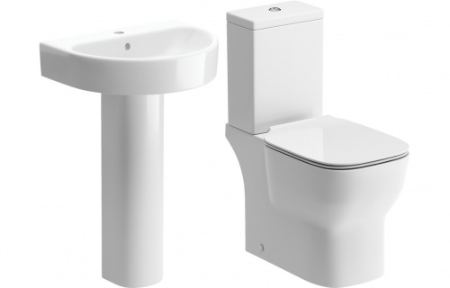 Crown Basin & Toilet Set