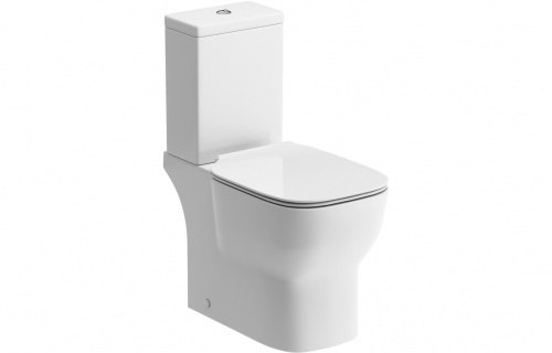 Crown C/C Open Back Wc & Soft Close Seat