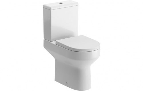 Calm C/C Open Back Comfort Height Wc & Soft Close Seat