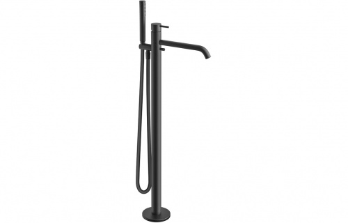 Vema Maira Floor Standing Bath Filler - Black