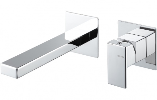 Vema Lys Wall Mounted Basin Mixer - Chrome