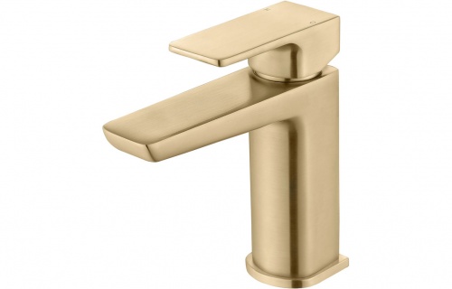 Irene Mono Basin Tap - Brushed Brass