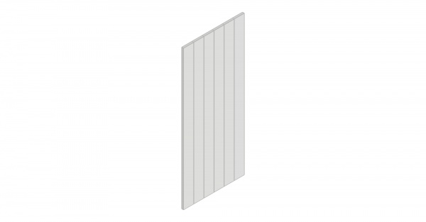 Beaded End Panel 900 X 1200 X 18* - Florence Light Grey