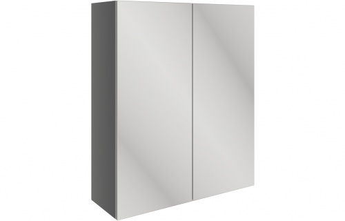Nebo 600mm Mirrored Wall Unit - Onyx Grey Gloss