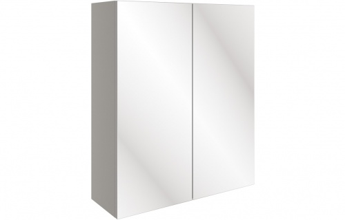 Nebo 600mm Mirrored Wall Unit - Pearl Grey Gloss