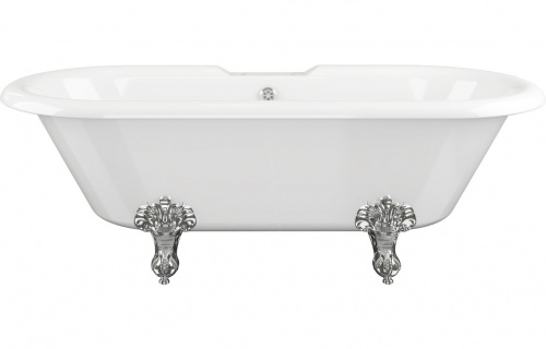 Washington Freestanding 1690x740x620mm 2TH Bath w/Feet - White