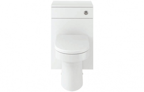 Gem 500mm Calm WC Unit Pack - White Gloss