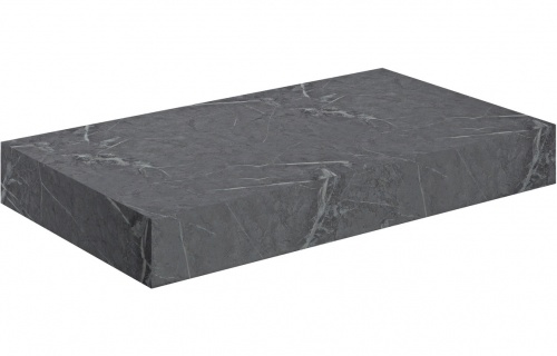 Nature 800mm Wall Hung Basin Shelf - Grey Marble