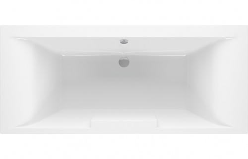 Marlonie Deluxe Square Double Ended 1700x750x550mm 0TH Bath w/Legs