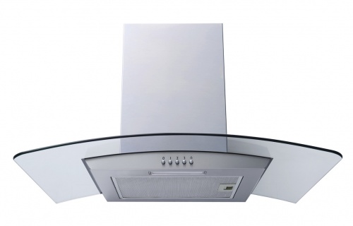 Prima Oven, Gas Hob & Curved Glass Chimney Hood Pack - St/Steel