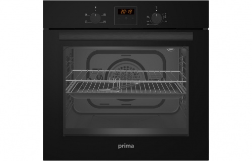 Prima PRSO107 Single Electric Fan Oven - Black