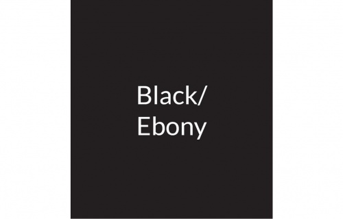 Prima Les001 60Cm Straight Glass Splashback - Ebony Black