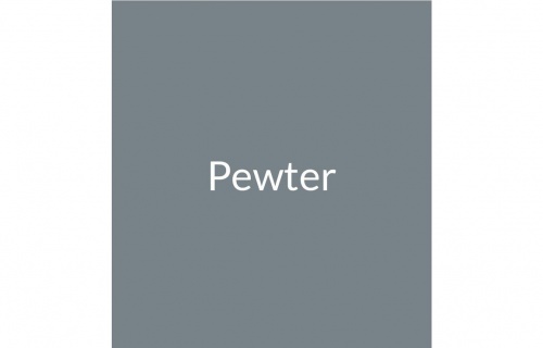 Prima Les003 60Cm Straight Glass Splashback - Pewter