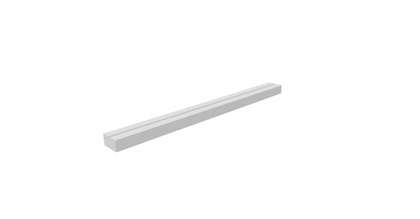 Cornice/ Light Pelmet 3000 X 28 X 50 - Strada Matte Painted Graphite