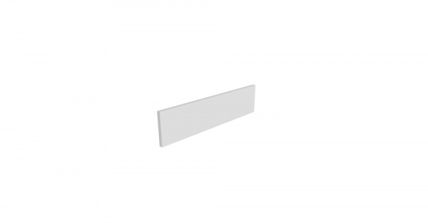 Plinth 3000 X 150 X 16 - Strada Matte Painted White