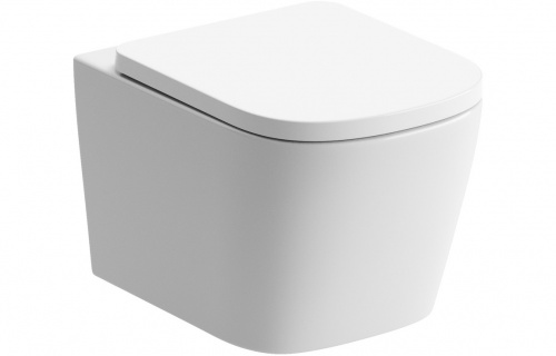 Melody Rimless Wall Hung Wc & Soft Close Seat