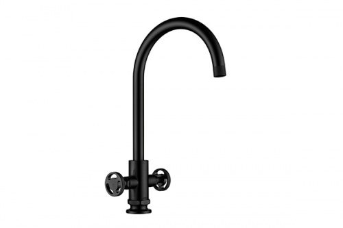 Henry Holt Collection Twin Lever Matte Black