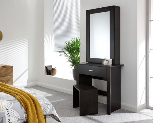 Hobson mirrored unit online and stool