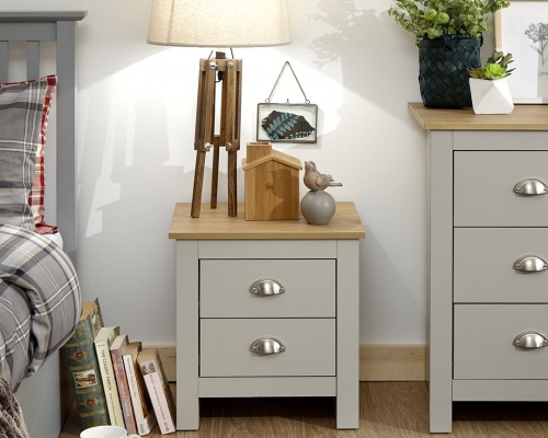 Lancaster 2 DRAWER BEDSIDE