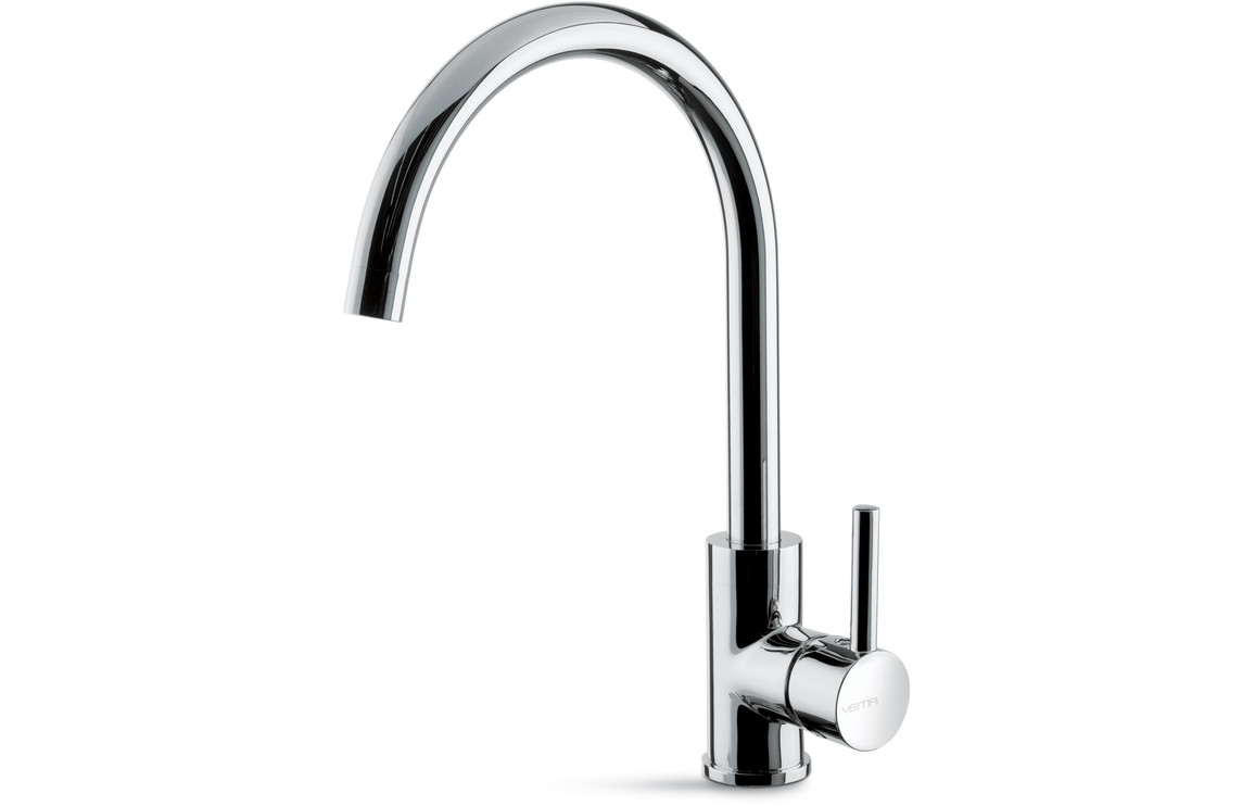Prima+ Single Lever Round Mixer Tap Chrome