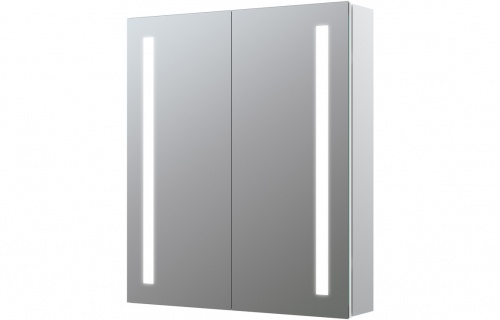 Sandy 600mm 2 Door Front-Lit LED Mirror Cabinet