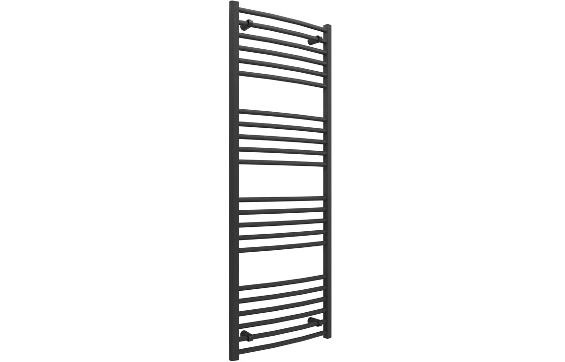 Pearl Curved 30Mm Ladder Radiator 500X1600Mm - Anthracite