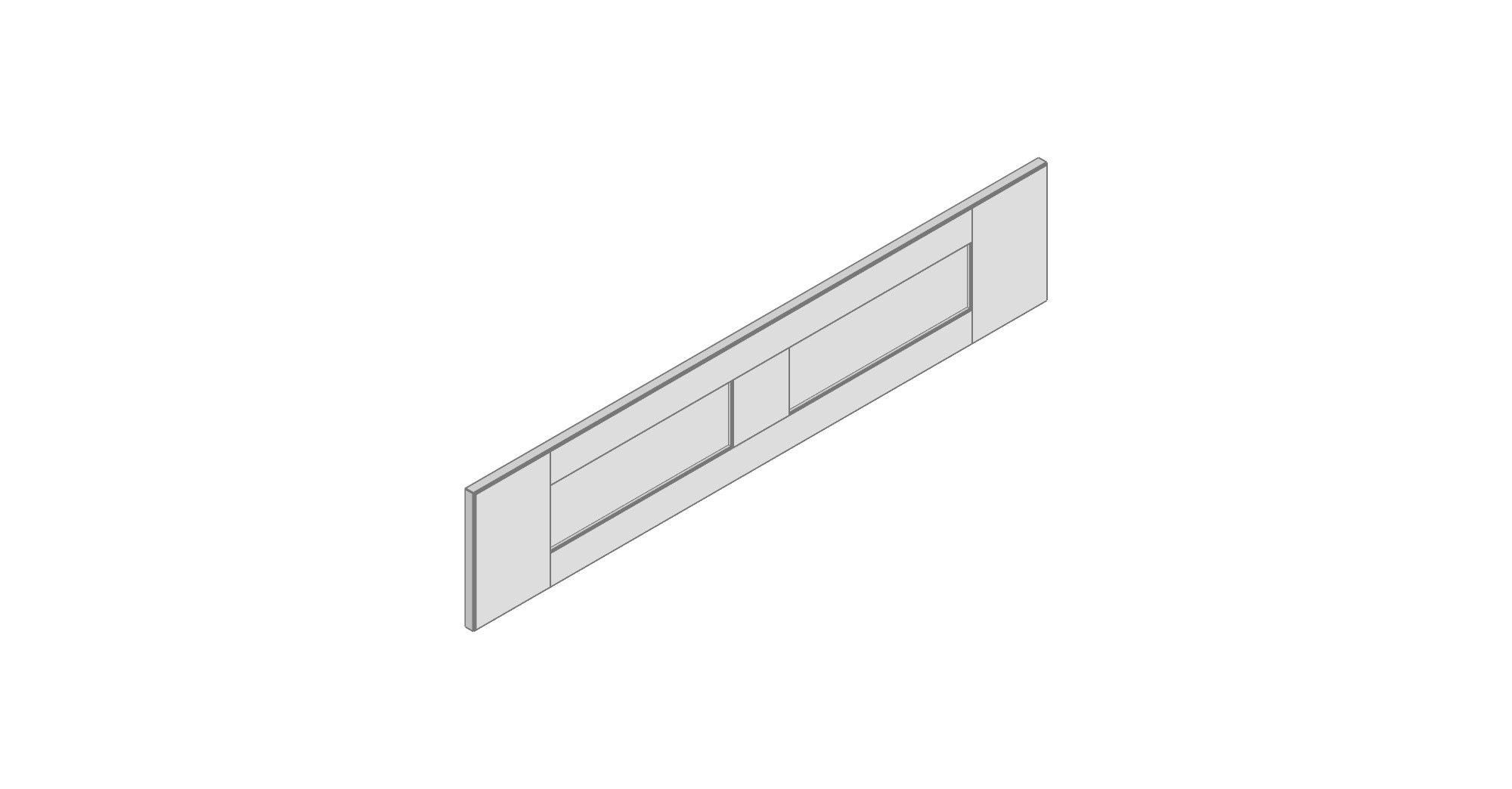 Mantle Top Panel 250 X 1200 X 21 (X1) For Plant On Mantle - Madison Marine