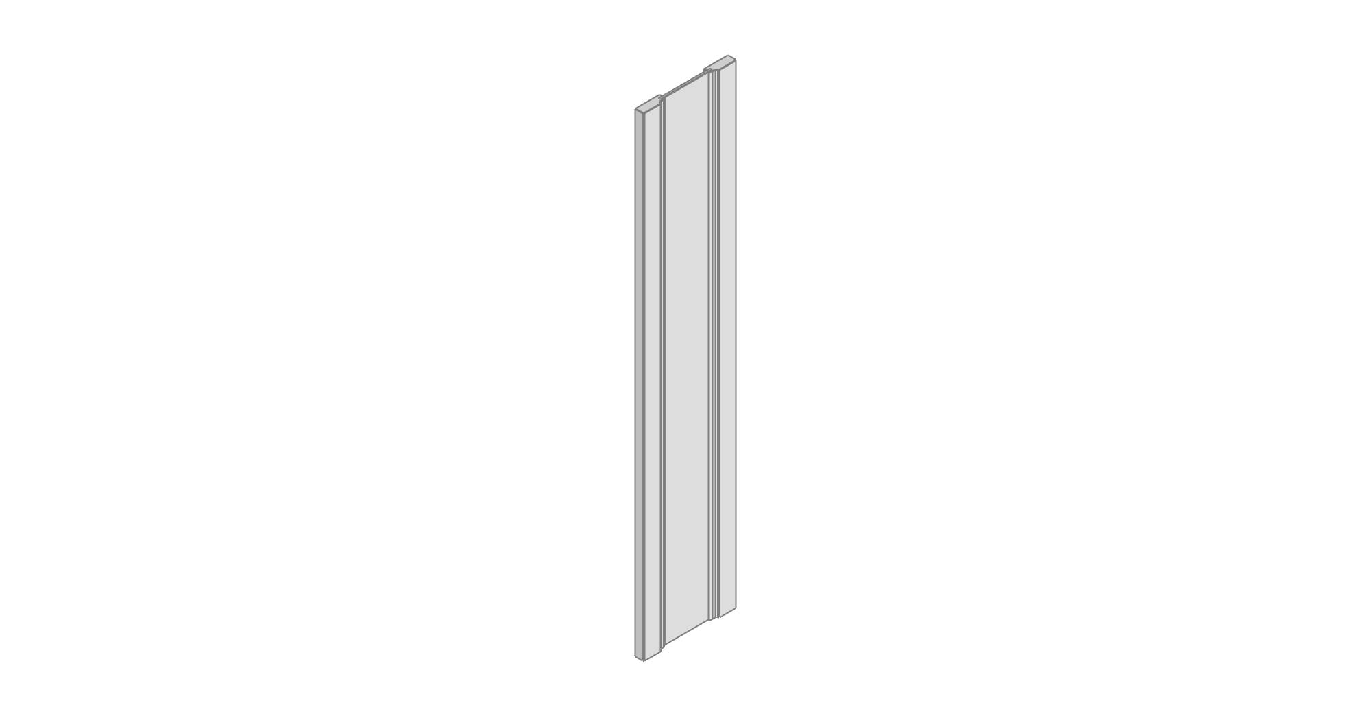 Mantle Side Panels 1280 X 250 X 21 (X2) For Plant On Mantle - Madison Marine