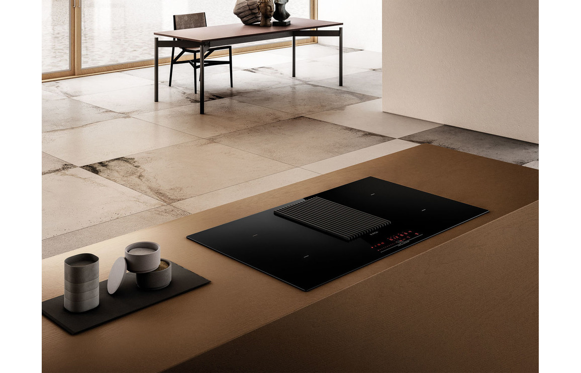 Elica Nikolatesla Prime 85Cm Venting Induction Hob (Ducting) Black