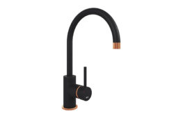 Courbe Curved Spout Copper-Purquartz Black